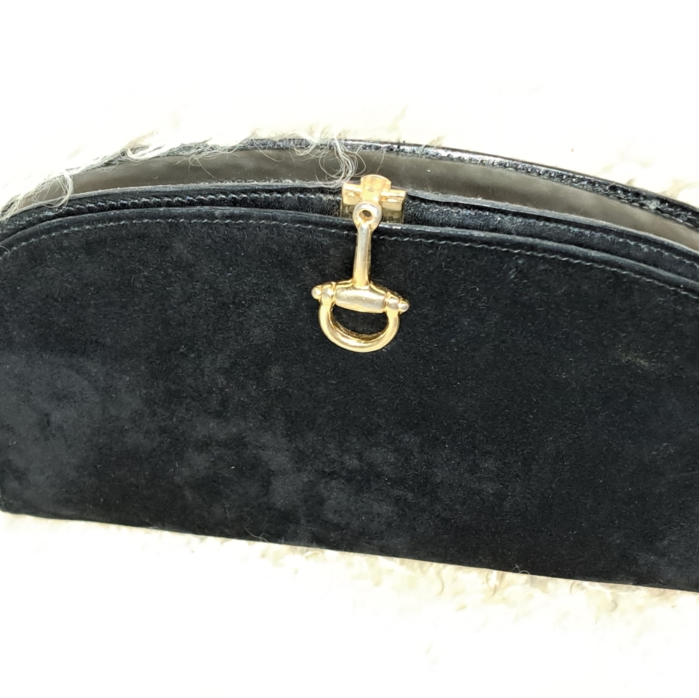 Gucci vintage suede clutch - Picture 2 of 9